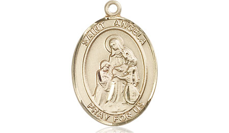 14kt Gold Filled Saint Angela Merici Medal