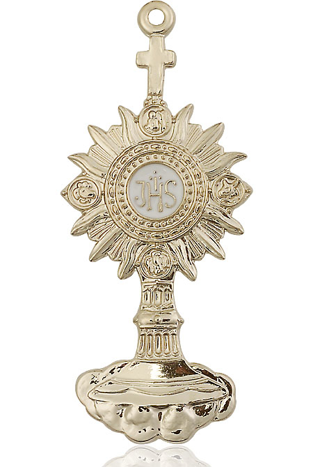 14kt Gold Monstrance Medal