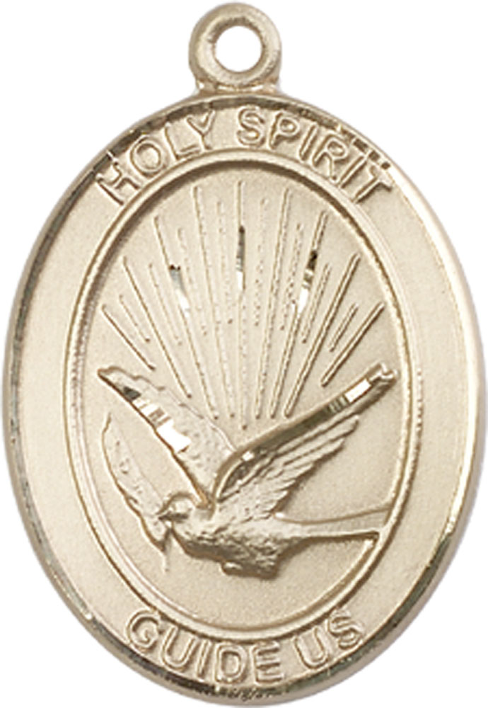 14kt Gold Holy Spirit Medal