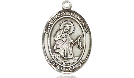 Sterling Silver Our Lady of Mercy Medal