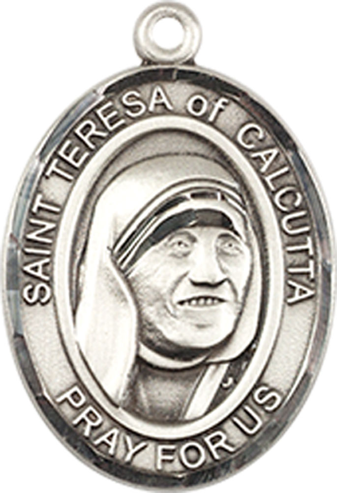 Sterling Silver Saint Teresa of Calcutta Medal