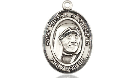 Sterling Silver Saint Teresa of Calcutta Medal