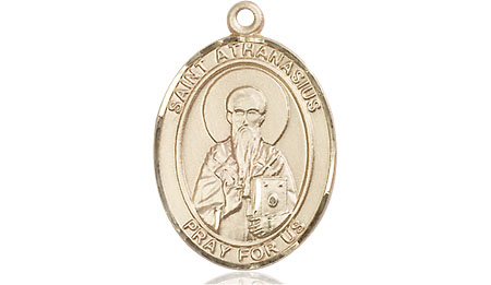 14kt Gold Filled Saint Athanasius Medal