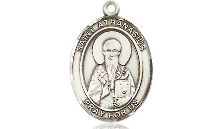 Sterling Silver Saint Athanasius Medal