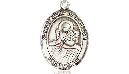 Sterling Silver Saint Lidwina of Schiedam Medal