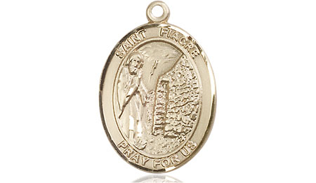 14kt Gold Filled Saint Fiacre Medal