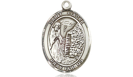 Sterling Silver Saint Fiacre Medal