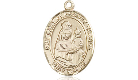 14kt Gold Filled Our Lady of Prompt Succor Medal