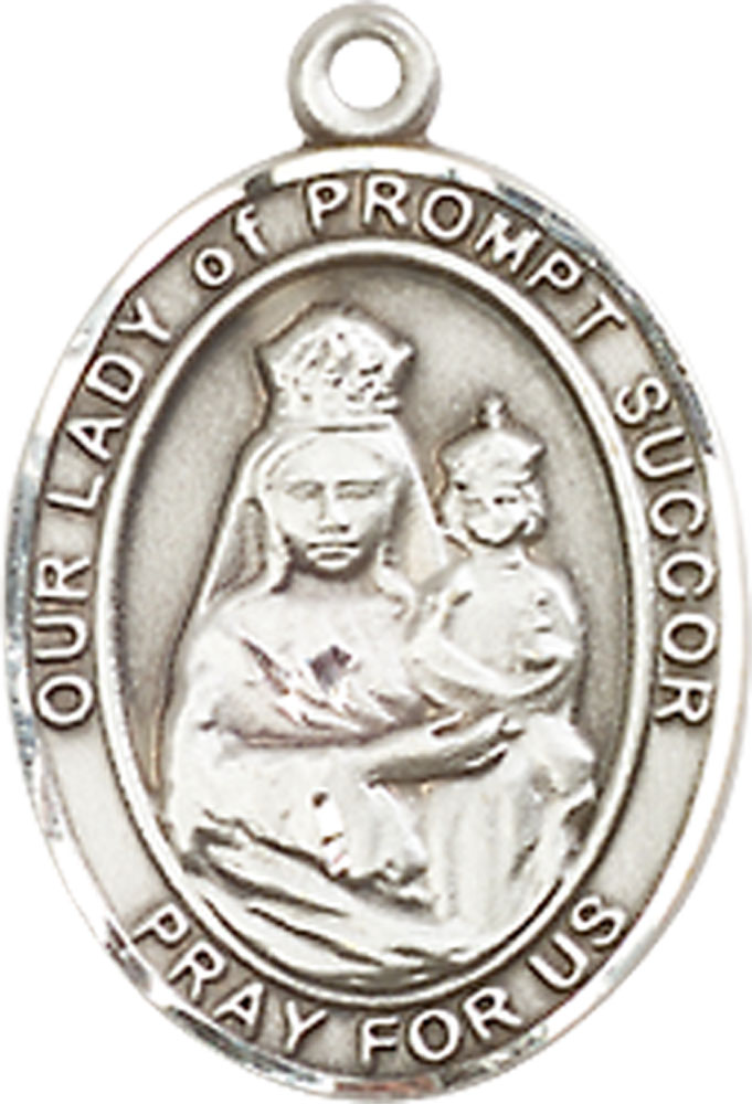 Sterling Silver Our Lady of Prompt Succor Medal