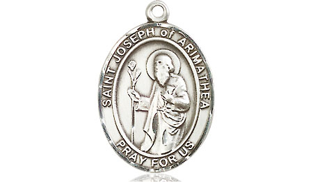 Sterling Silver Saint Joseph of Arimathea Medal