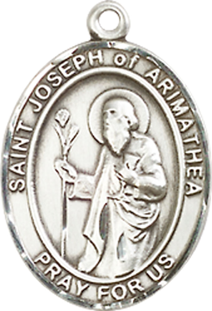 Sterling Silver Saint Joseph of Arimathea Medal