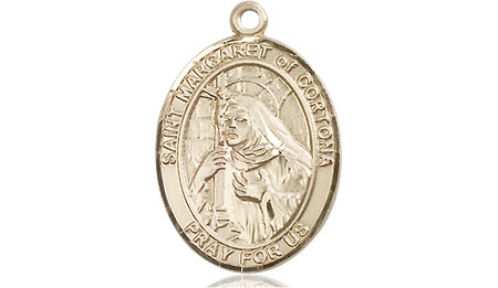 14kt Gold Filled Saint Margaret of Cortona Medal
