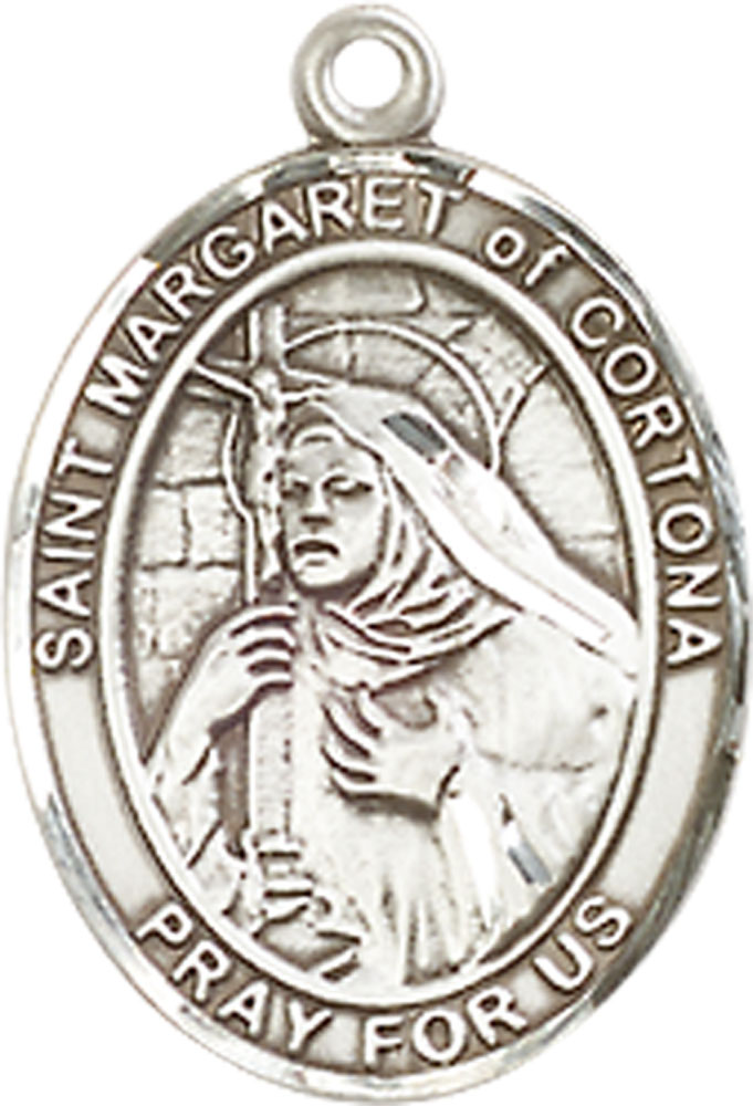 Sterling Silver Saint Margaret of Cortona Medal