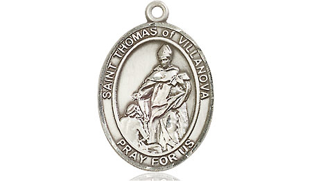 Sterling Silver Saint Thomas of Villanova Medal