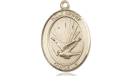 14kt Gold Holy Spirit Medal