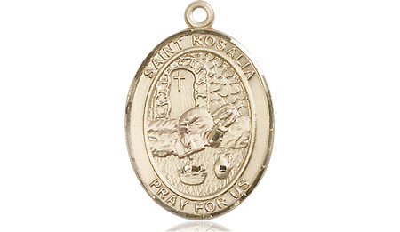 14kt Gold Filled Saint Rosalia Medal