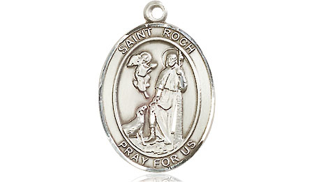 Sterling Silver Saint Roch Medal