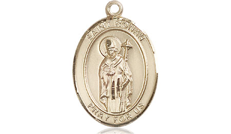 14kt Gold Filled Saint Ronan Medal