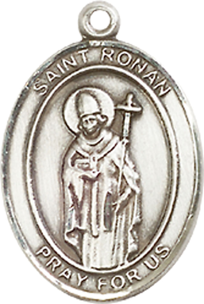 Sterling Silver Saint Ronan Medal