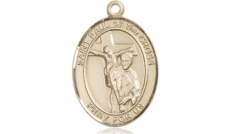 14kt Gold Filled Saint Paul of the Cross Medal