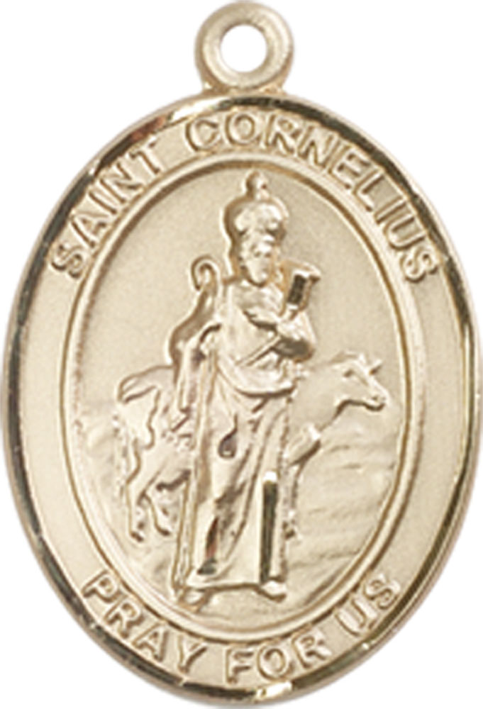 14kt Gold Filled Saint Cornelius Medal