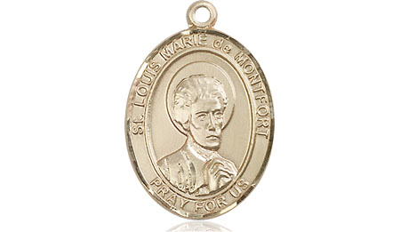 14kt Gold Filled Saint Louis Marie de Montfort Medal