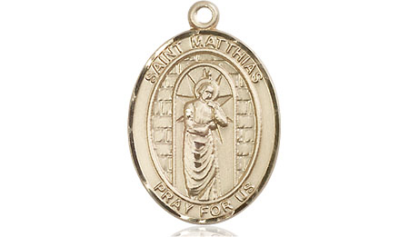 14kt Gold Filled Saint Matthias the Apostle Medal