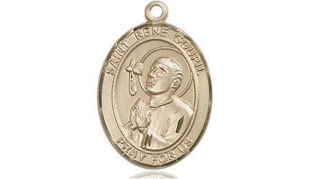 14kt Gold Filled Saint Rene Goupil Medal