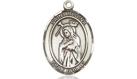 Sterling Silver Saint Regina Medal