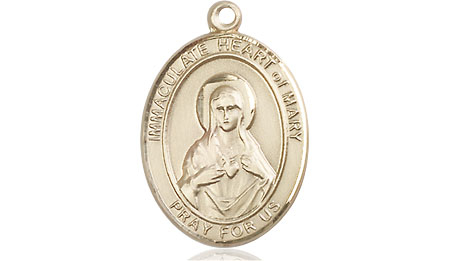 14kt Gold Filled Immaculate Heart of Mary Medal