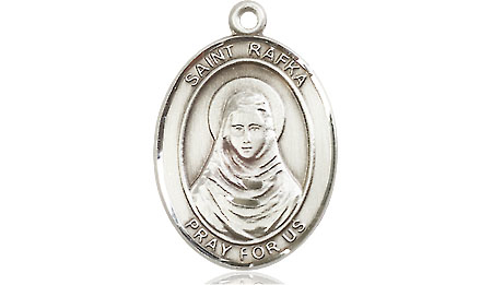 Sterling Silver Saint Rafka Medal