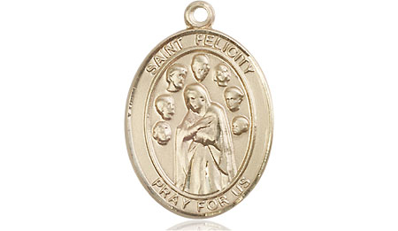 14kt Gold Filled Saint Felicity Medal