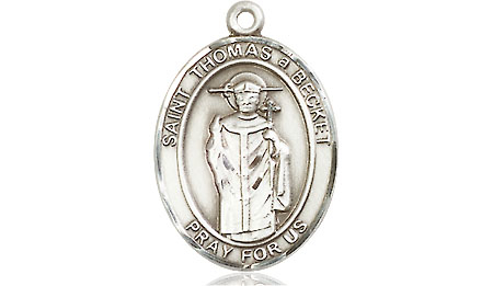 Sterling Silver Saint Thomas A Becket Medal