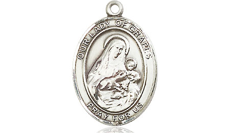 Sterling Silver Our Lady of Grapes Medal