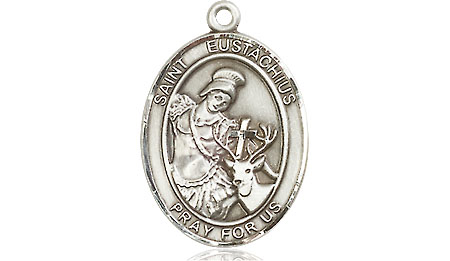 Sterling Silver Saint Eustachius Medal