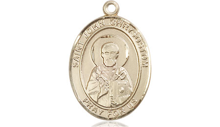 14kt Gold Filled Saint John Chrysostom Medal