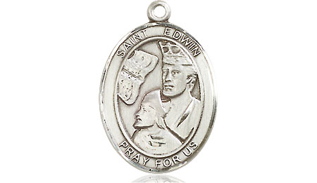 Sterling Silver Saint Edwin Medal