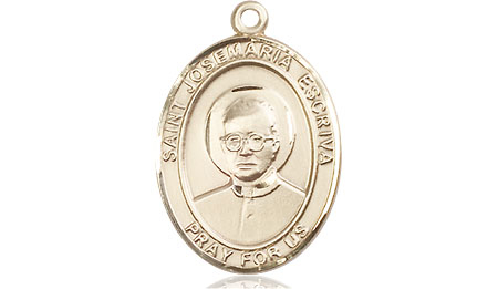 14kt Gold Filled Saint Josemaria Escriva Medal