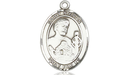 Sterling Silver Saint Kieran Medal