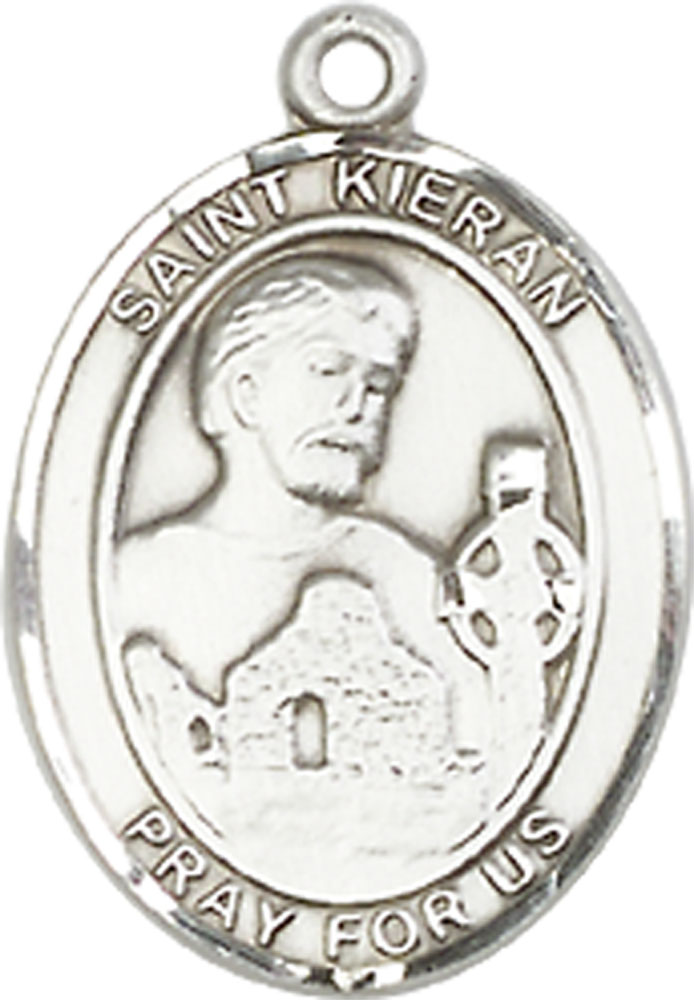 Sterling Silver Saint Kieran Medal