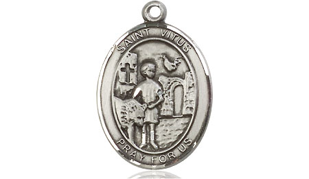 Sterling Silver Saint Vitus Medal