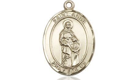 14kt Gold Filled Saint Anne Medal