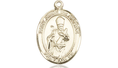 14kt Gold Filled Saint Simon Medal