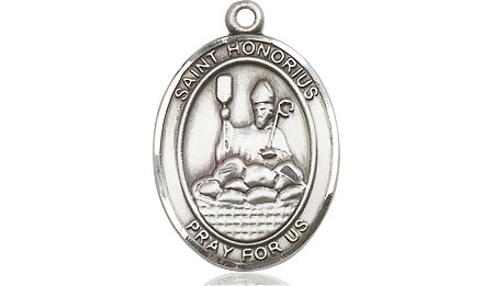 Sterling Silver Saint Honorius Medal