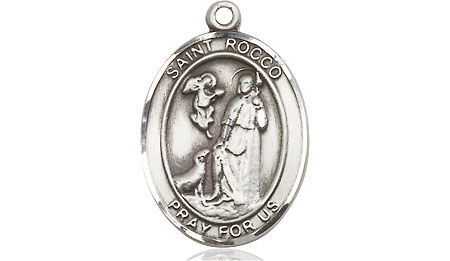 Sterling Silver Saint Rocco Medal