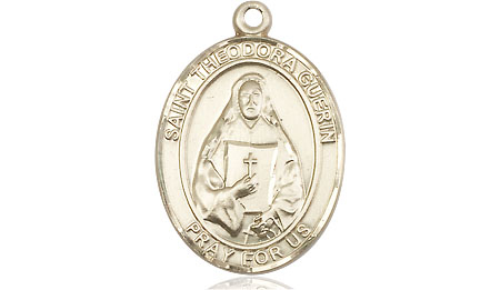 14kt Gold Filled Saint Theodora Medal