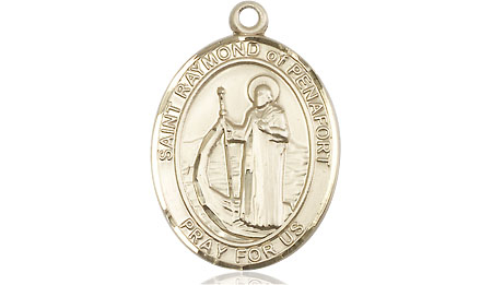 14kt Gold Filled Saint Raymond of Penafort Medal