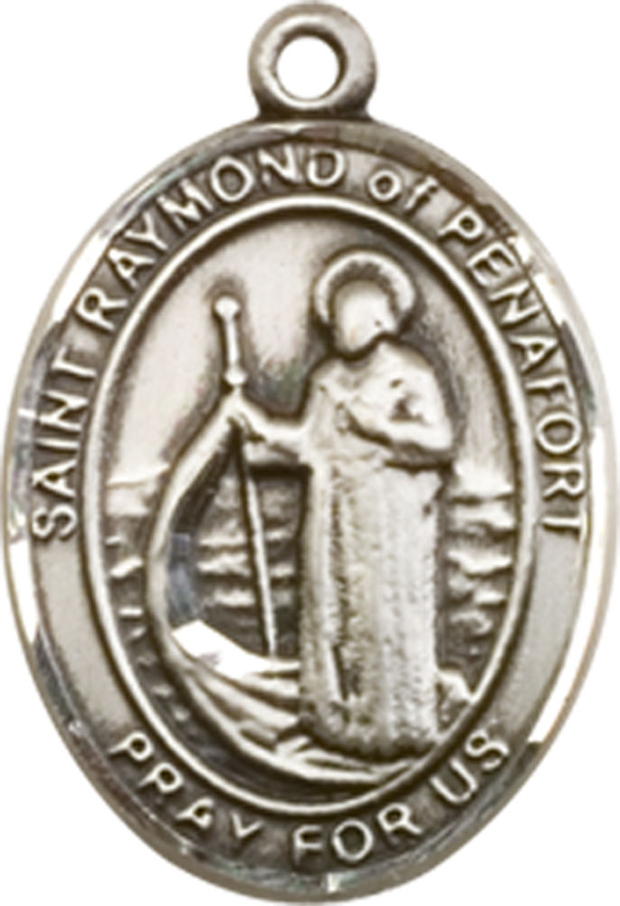 Sterling Silver Saint Raymond of Penafort Medal