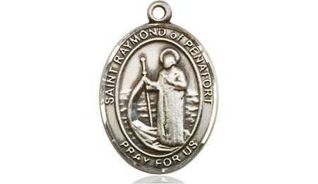 Sterling Silver Saint Raymond of Penafort Medal