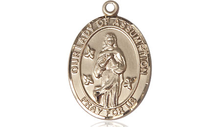 14kt Gold Filled Our Lady of Assumption Medal